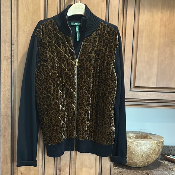 Lauren Ralph Lauren Jackets & Blazers - Leopard Print and Black Jacket